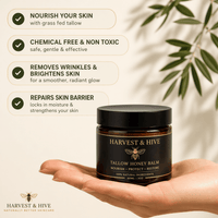 Harvest & Hive™ Organic Tallow Balm - Made in the USA 🇺🇸