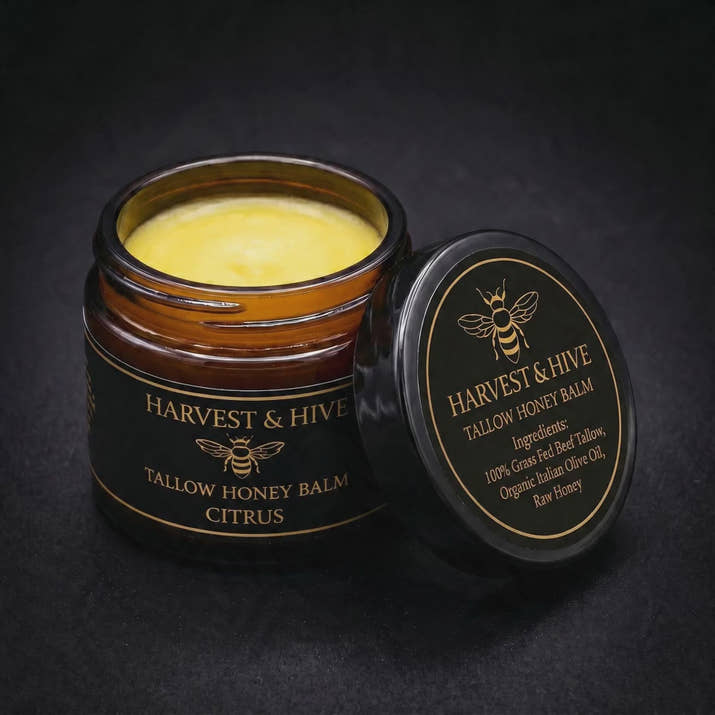 Harvest & Hive™ Organic Tallow Balm - Made in the UK 🇬🇧