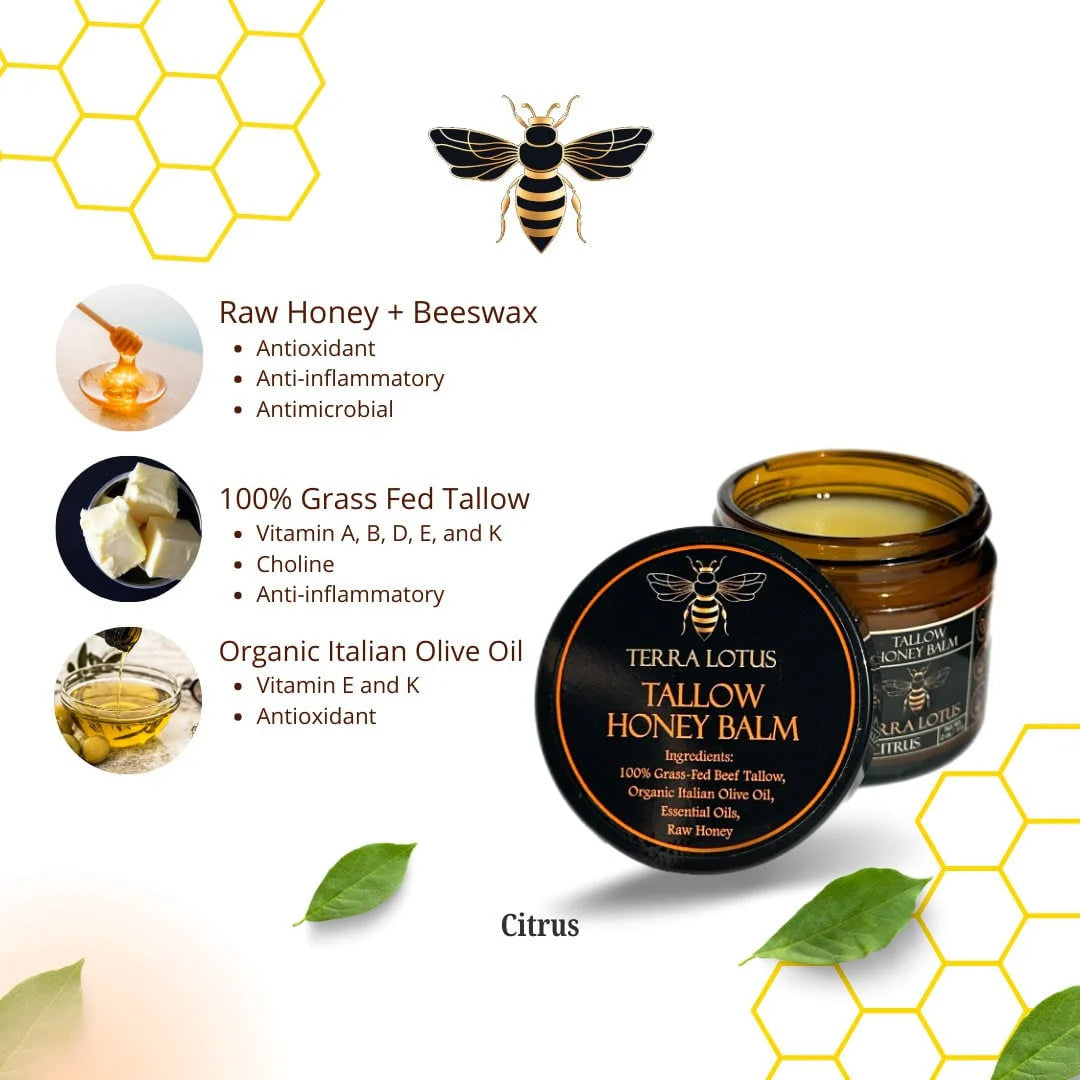 Harvest & Hive™ Organic Tallow Balm - Made In USA 🇺🇸